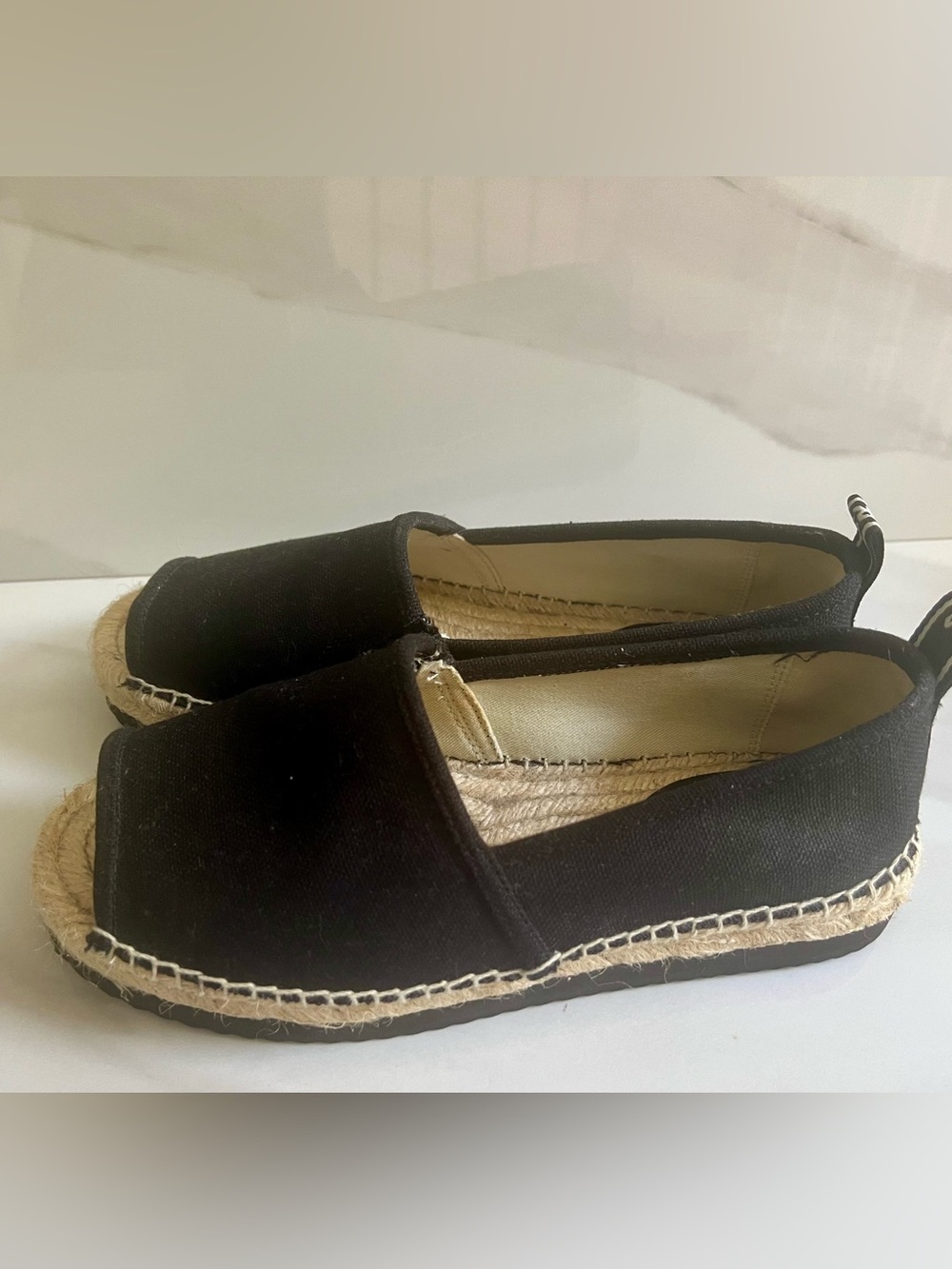Michael Kors Black Espadrille Slip-On for Women 8.5